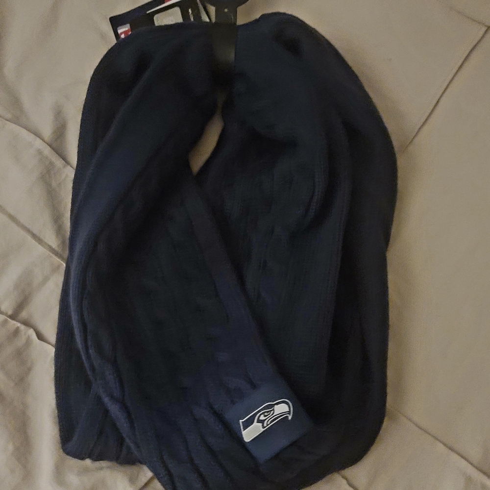Seattle Seahawks Navy Blue Scarf